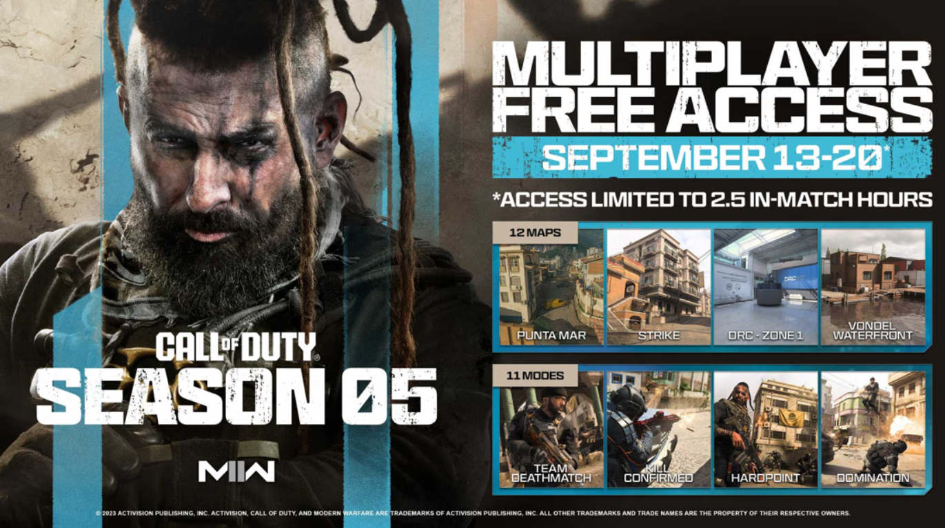 Call of Duty: Modern Warfare II — Temporada 05 Recargada: Acceso gratuito al multijugador