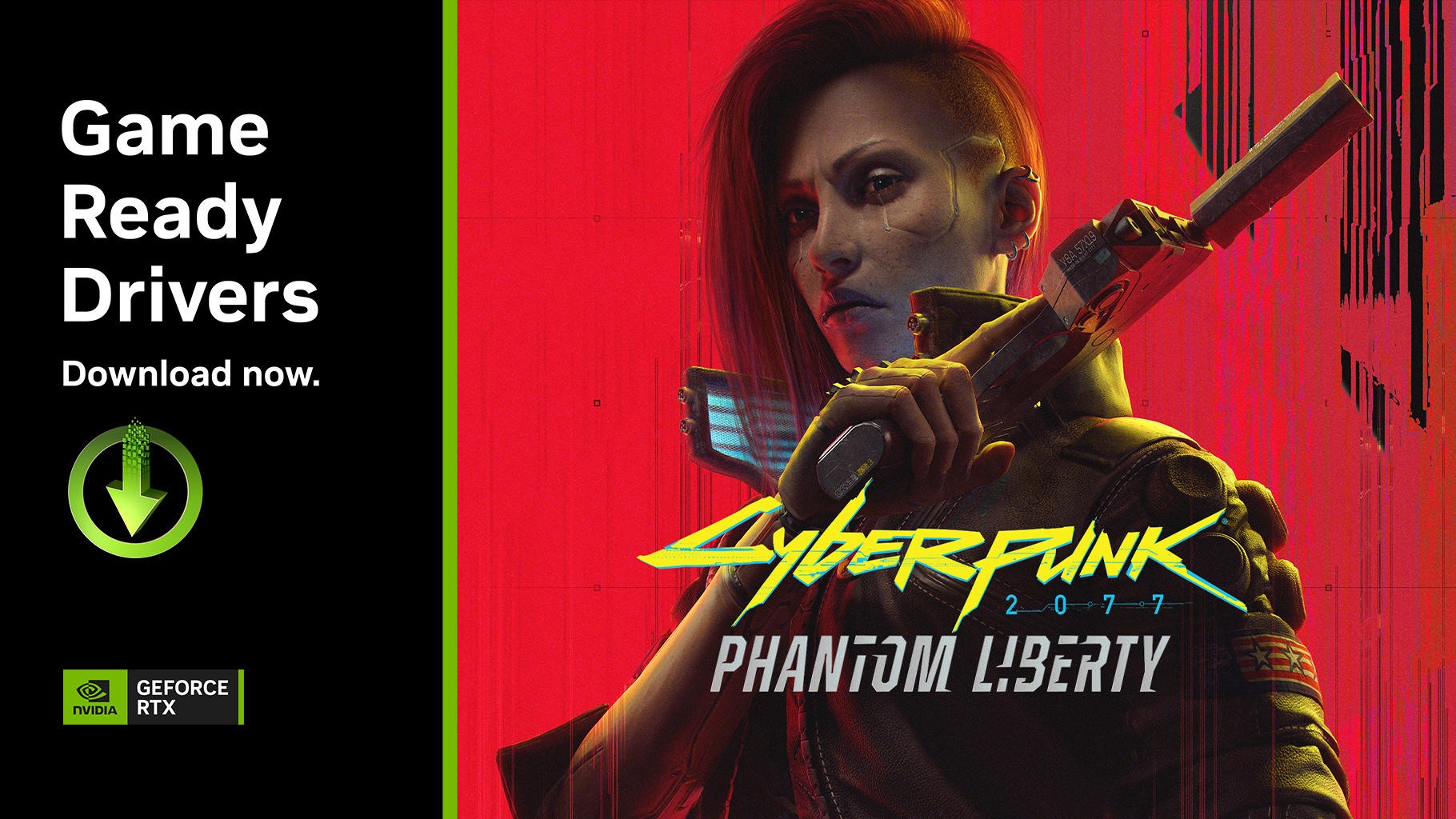 El controlador NVIDIA Game Ready para Cyberpunk 2077: Phantom Liberty permite el debut de DLSS 3.5