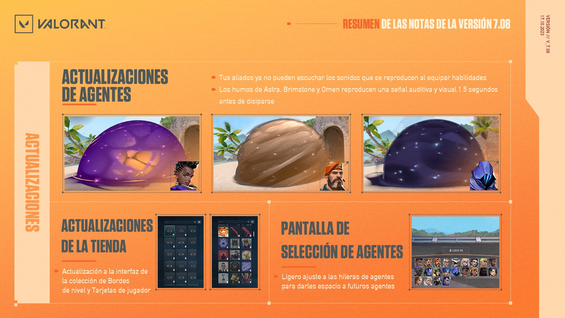 Llegan Las Notas De Actualización Para La Versión 7.08 De Valorant