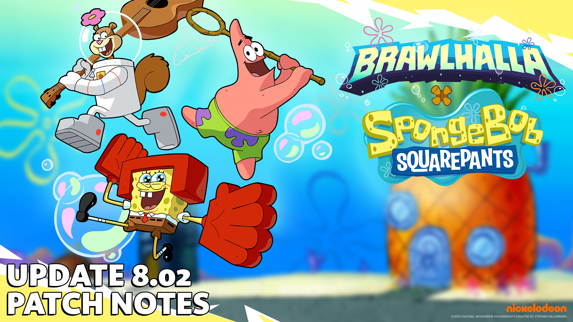 Bob Esponja y sus amigos llegan a Brawlhalla en un nuevo y épico crossover