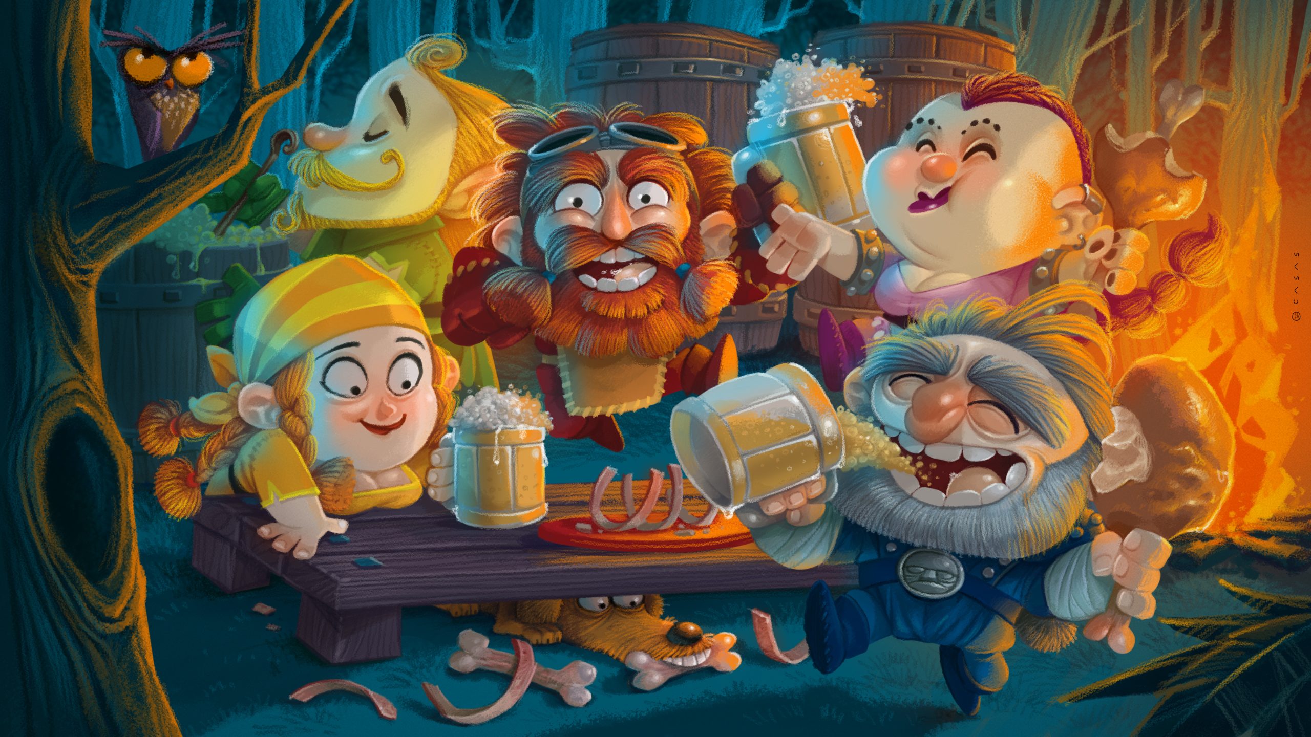 Dorfs: Hammers for Hire, juego cooperativo del estudio Argentino Ravegan, disponible en Steam