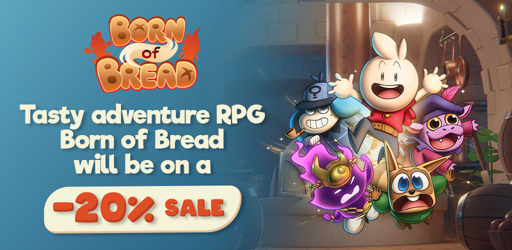 ¡El sabroso RPG de aventuras Born of Bread estará rebajado un -20% en PC, Switch y PlayStation 5!