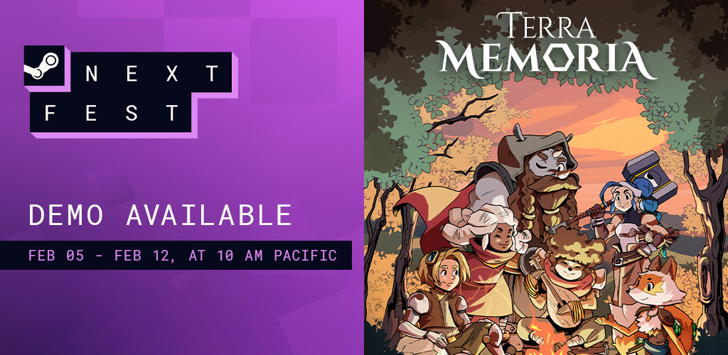 Steam Next Fest: Disfruta de un adelanto del próximo RPG de Dear Villagers ¡Terra Memoria!