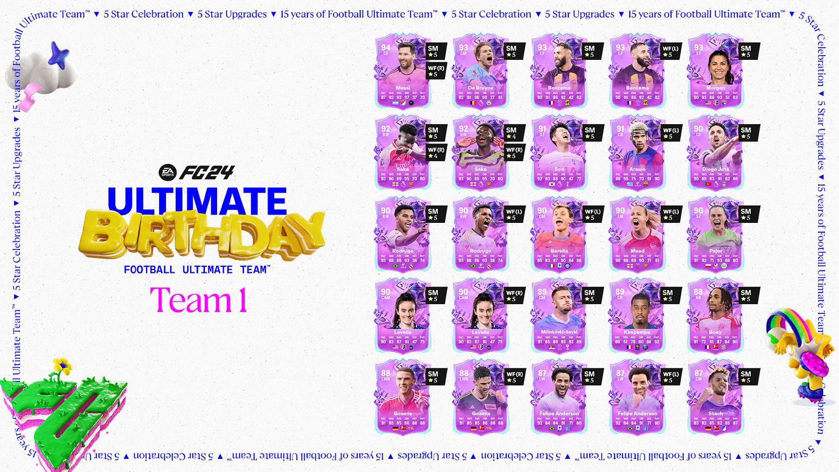 EA SPORTS FC 24 Celebra 15 años De Ultimate Team