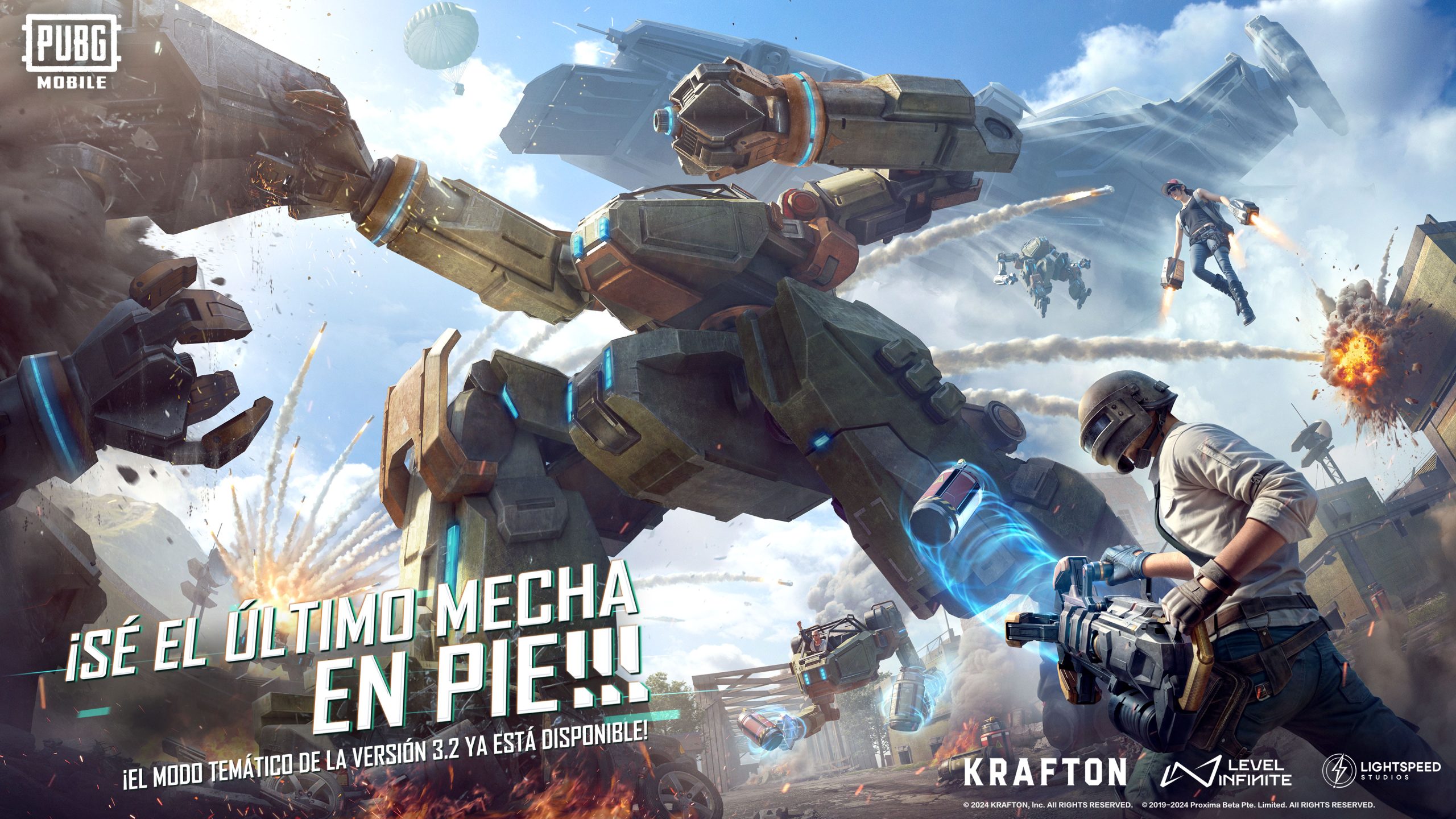 Libera El Poder De Los Mechas en La Nueva Actualización 3.2 De PUBG Mobile