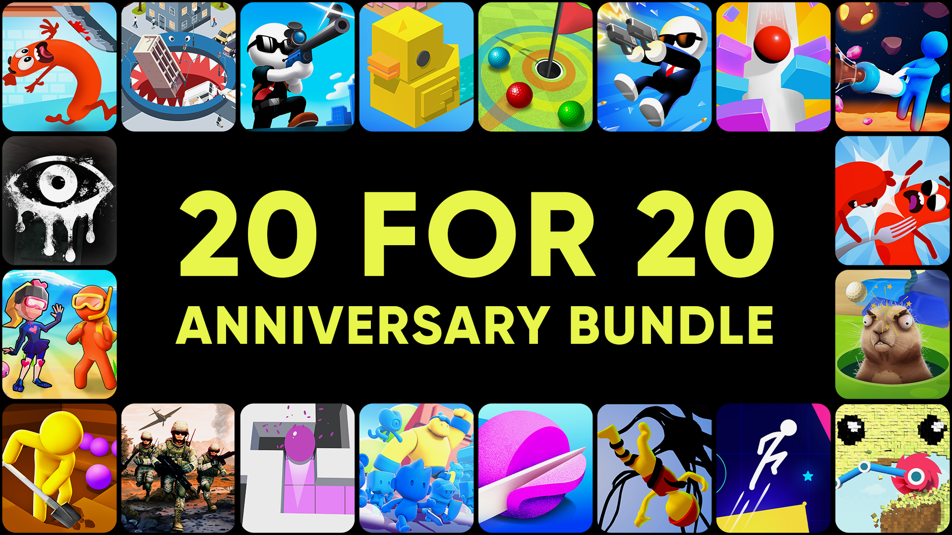 QubicGames obsequia a sus fans con un paquete 20 for 20 Anniversary y un sorteo de SteamDeck