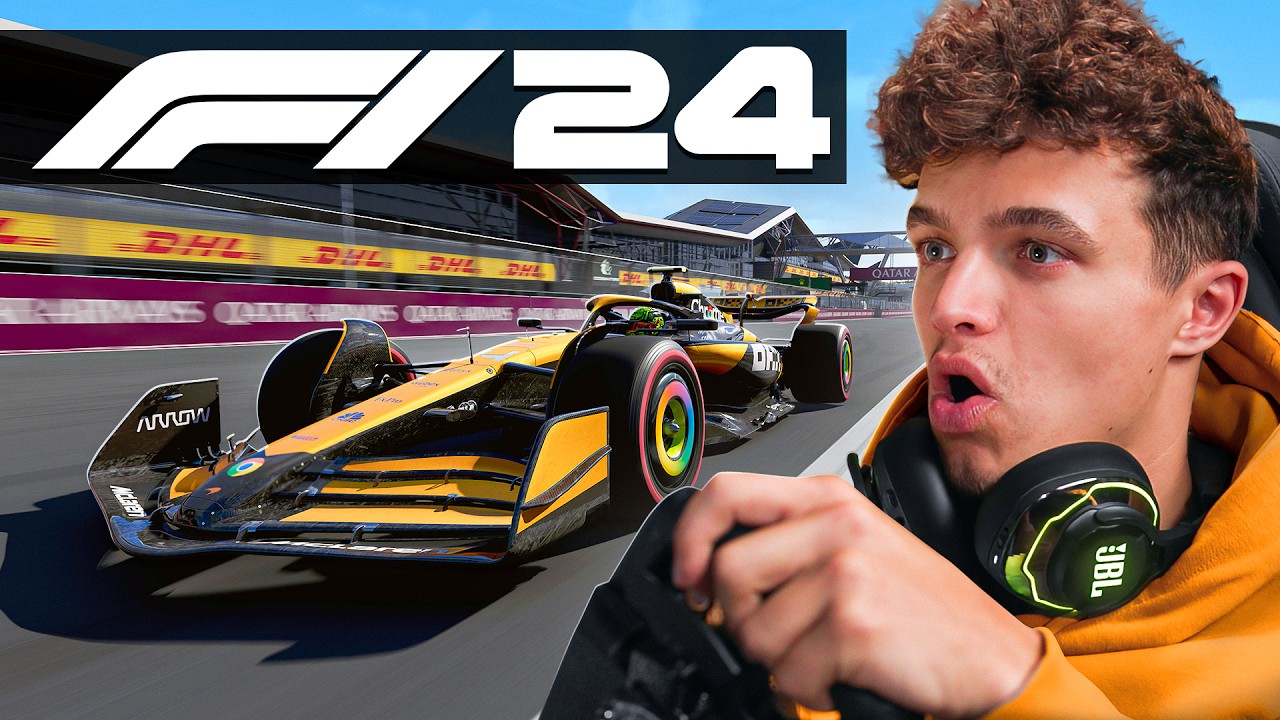 Lando Norris, Se Monta en El Próximo Ea Sports F1® 24 Para Una Prueba De Manejo