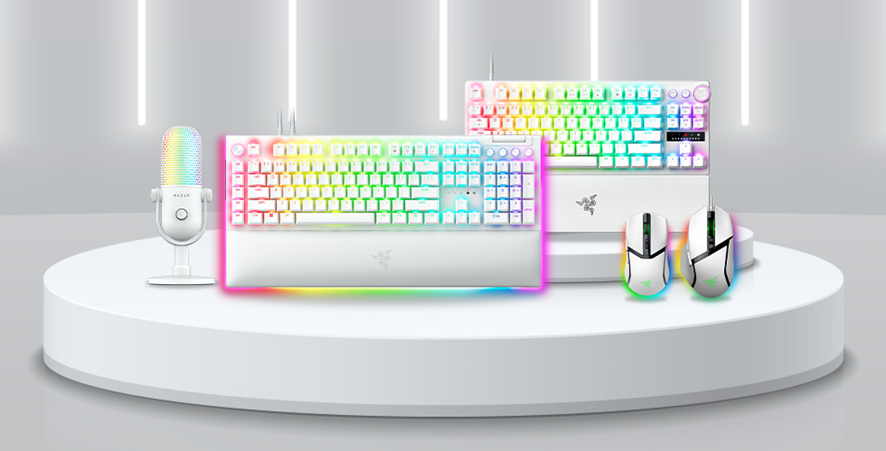 Razer eleva la excelencia en juegos con los nuevos periféricos White Edition