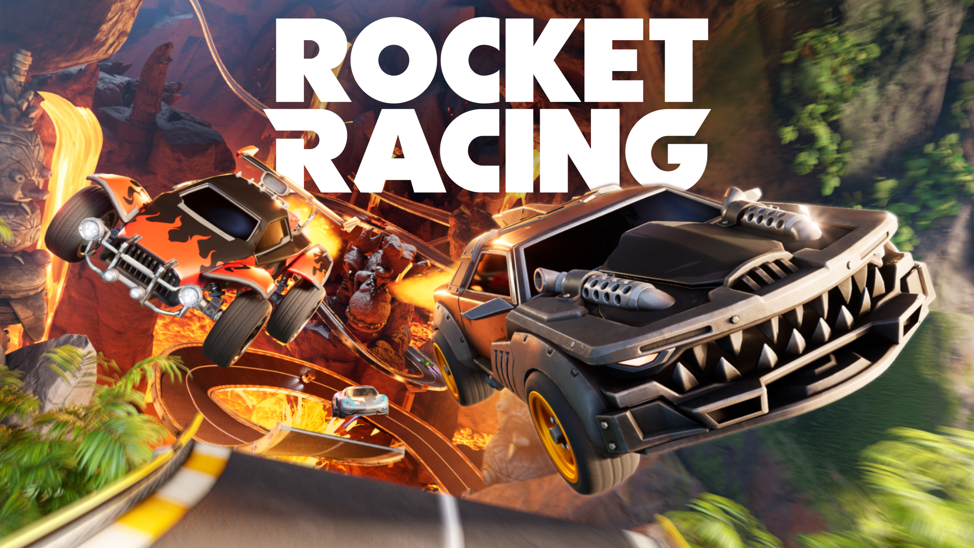 Actualizaciones en la Isla Inferno de Rocket Racing