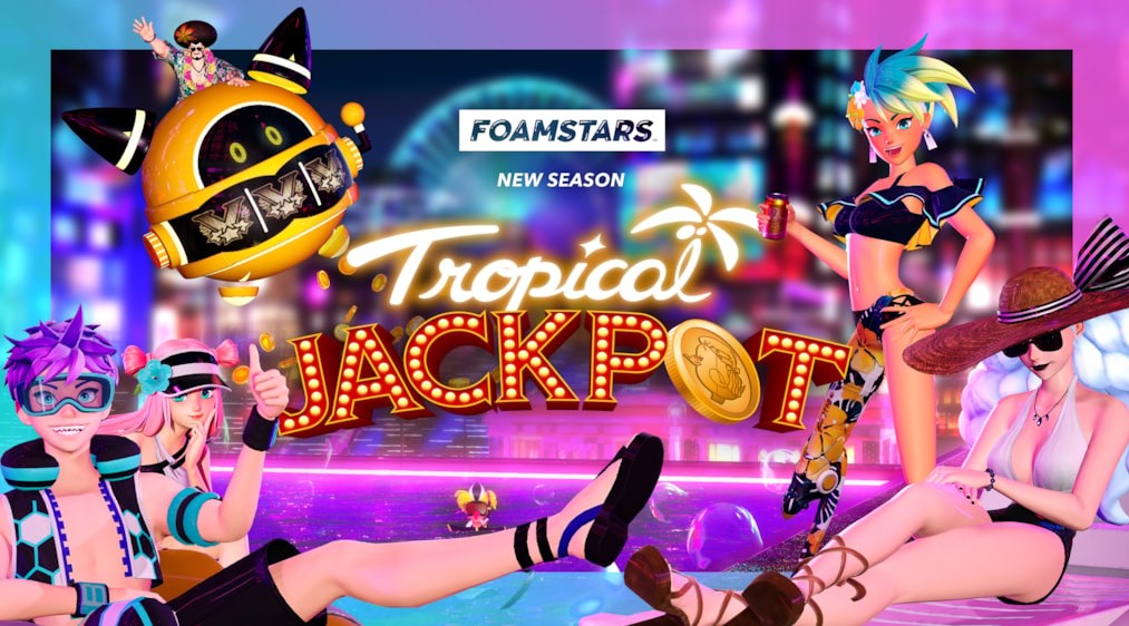 Square Enix Anuncia La Nueva Temporada De Foamstars – “tropical Jackpot”