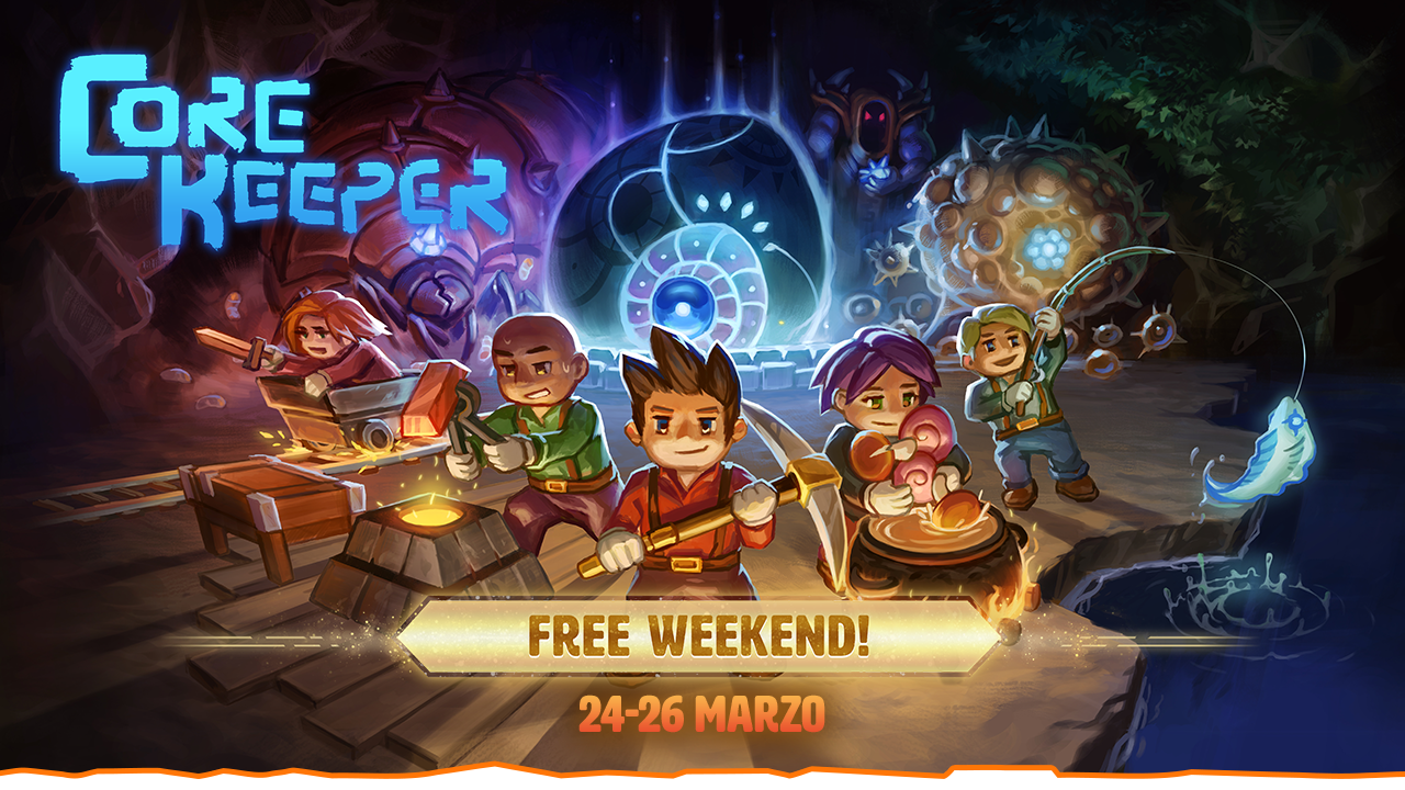 Core Keeper 1.0 llega el próximo 27 de agosto y lo celebra con acceso gratuito hasta el 26 de agosto
