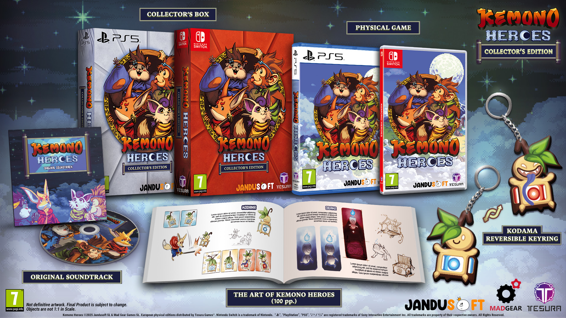 Kemono Heroes revela su edición Física