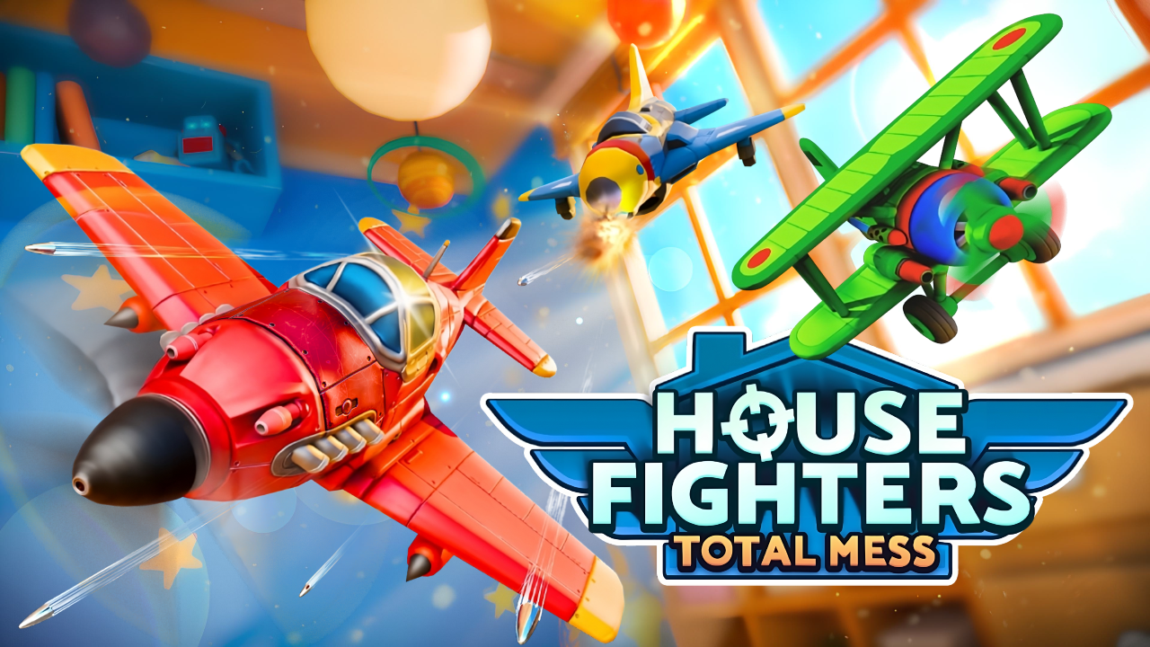 ¡El Juego De Disparos aéreos «house Fighters: Total Mess» Ya Está Disponible en Steam!