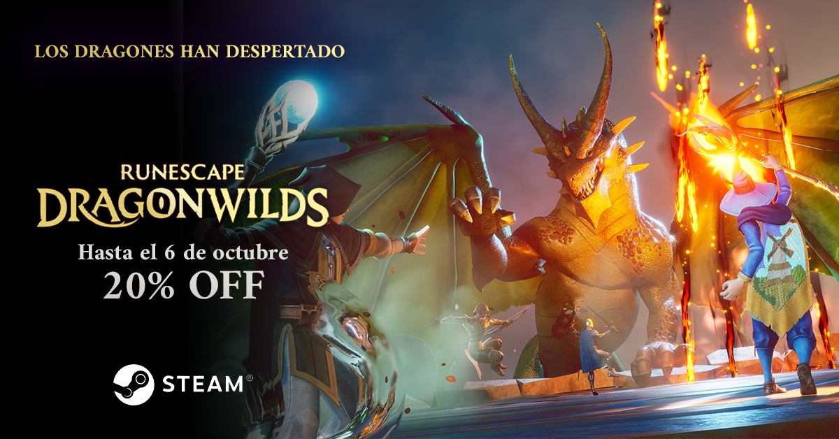 ¡La aventura te habla en tu idioma! RuneScape: Dragonwilds llega en español latino y soporte para toda Latinoamérica.