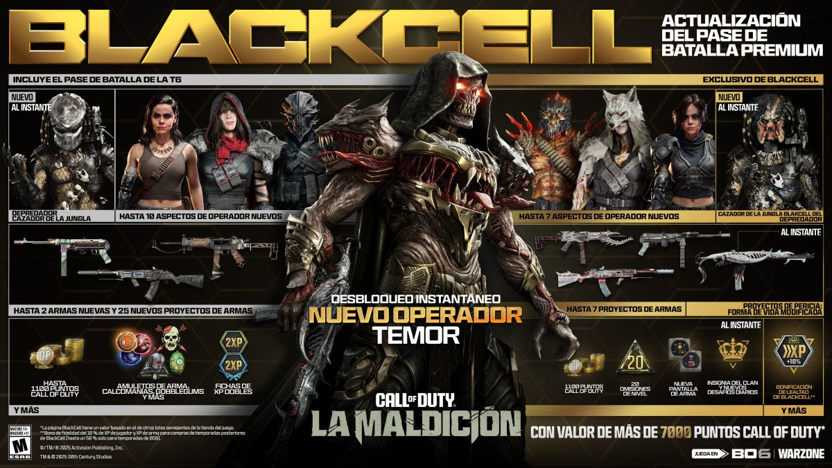 Ya está disponible la Temporada 6 de Call of Duty: Black Ops 6 y Warzone