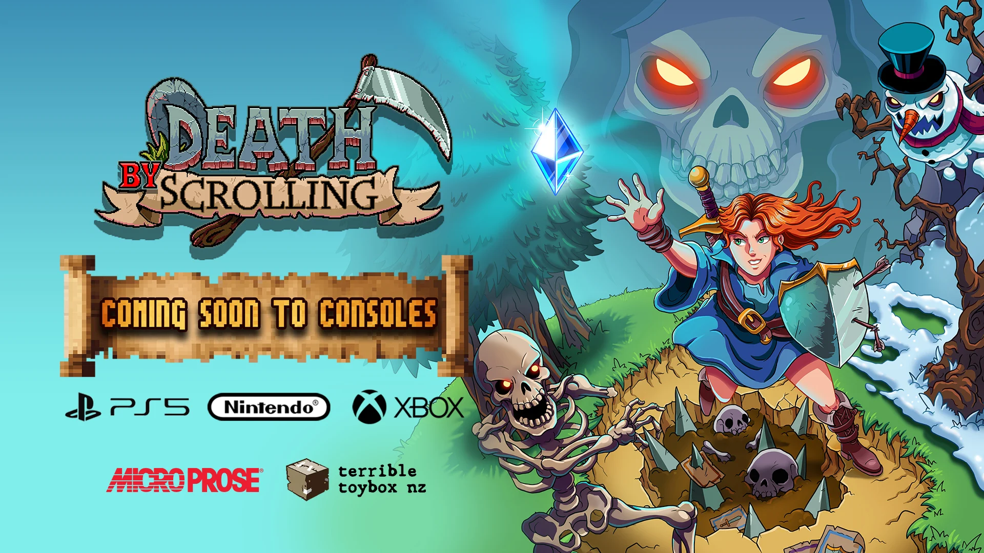 Death By Scrolling se lanza en Xbox, PlayStation y Nintendo Switch el 16 de abril